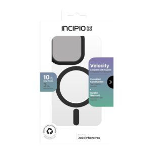 Incipio Velocity MagSafe - dėklas Apple iPhone 16 Pro Clear / Black - Image 4