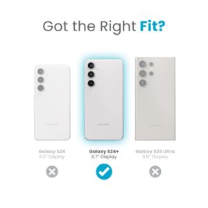 Speck Presidio2 Grip - dėklas skirtas Samsung Galaxy S24+ Black/Slate Grey/White - Image 6