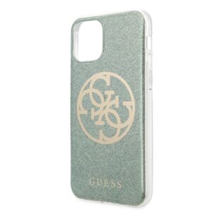 Guess Circle Glitter 4G - dėklas skirtas  Apple iPhone 11 Pro Max khaki - Image 3