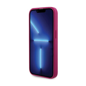 Guess 4G Strass Metal Logo - dėklas skirtas Apple iPhone 15 Pro Max pink - Image 5