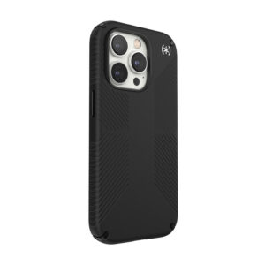 Speck Presidio2 Grip - dėklas skirtas Apple iPhone 14 Pro with MICROBAN coating Black / Black / White - Image 5