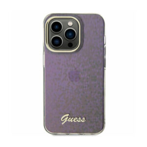 Guess IML Faceted Mirror Disco Iridescent - Apple iPhone 15 Case pink - Image 3
