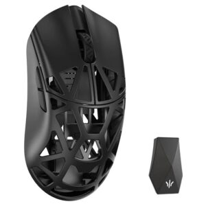 WLMOUSE Beast X Max Solid Sides Gaming Mouse, Omron Optical Switches - Black