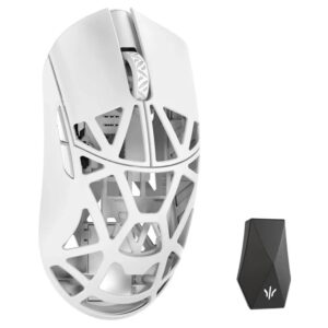 WLMOUSE Beast X Max Solid Sides Gaming Mouse, Omron Optical Switches - white - Image 1