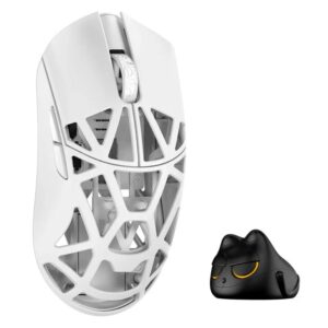 WLMOUSE Beast X Mini Pro Solid Sides Gaming Mouse, Omron Optical Switches - white