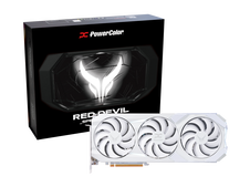 PowerColor Red Devil Spectral White Radeon RX 9070 XT Graphics Card, 16384 MB GDDR6