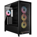 Corsair Frame 5000D RS ARGB PC Case, Mid-Tower, E-ATX, RGB, Tempered Glass - Black