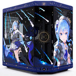 HYTE Y70 Suisei Edition PC Case, Mid Tower, E-ATX, Tempered Glass - Blue