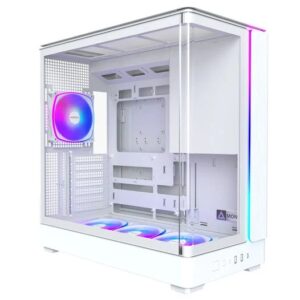 Montech KING 45 PRO PC Case, Mid Tower, ATX, Tempered Glass, RGB - white