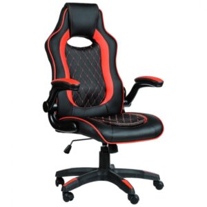 Žaidimų kėdė ByteZone Sniper Gaming Chair juodos ir raudonos spalvos - Image 2