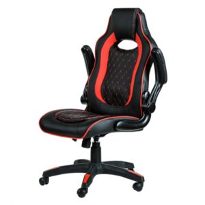 Žaidimų kėdė ByteZone Sniper Gaming Chair juodos ir raudonos spalvos - Image 3