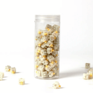 Gateron Milky Yellow Switch (110 vnt.) Klaviatūros Mygtukai