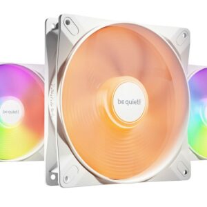 be quiet! Light Wings LX ARGB PWM High Speed Fan, Triple Pack - 140mm, white