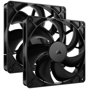Corsair RS Series 140, PWM Fan 2-Pack - 140mm, black