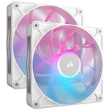 CORSAIR iCUE LINK RX140 MAX RGB PWM Fan - 2-Pack, 140mm, White