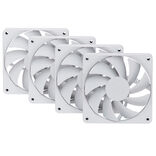 HYTE FA12 Fans, Pack of 4 - 120mm, Snow White