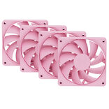 HYTE FA12 Fans, Pack of 4 - 120mm, Strawberry Milk