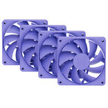 HYTE FA12 Fans, Pack of 4 - 120mm, Taro Milk
