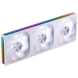 Jonsbo ZA-420W PWM Fan, ARGB - 3x 140mm, white