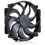 Noctua NF-A14X25r G2 PWM chromax.black fan, LCP - black, 140mm