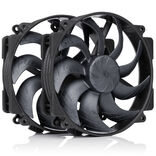 Noctua NF-A14X25r G2 PWM Sx2-PP chromax.black fan, LCP - black, 140mm, 2-pack