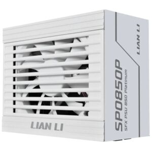 Lian Li SP Series Platinum 80 PLUS Platinum Power Supply, SFX, fully modular, PCIe 5.1, ATX 3.1 - 850 Watts, white