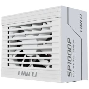 Lian Li SP Series Platinum 80 PLUS Platinum Power Supply, SFX, fully modular, PCIe 5.1, ATX 3.1 - 1,000 Watt, white