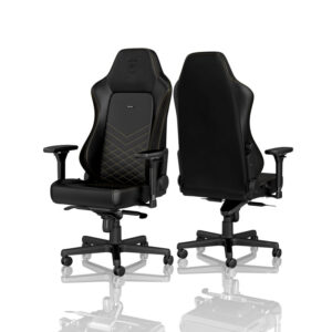 noblechairs HERO Gaming Chair - Black/Gold - Image 2