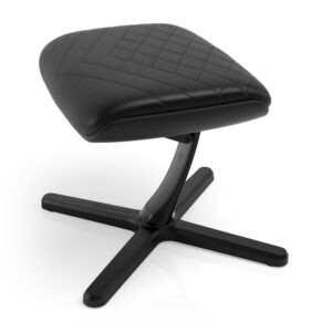 noblechairs Footrest 2 - PU Black - Image 2