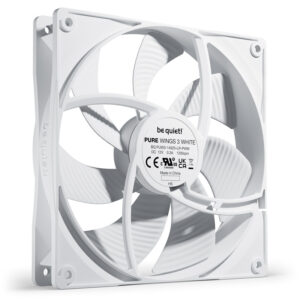 be quiet! Fan Pure Wings 3 PWM - 140 mm, White - Image 2