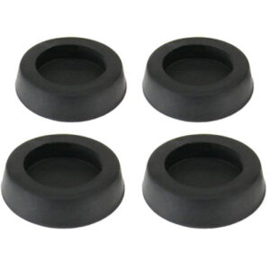 InLine rubber feet for PC cases - black