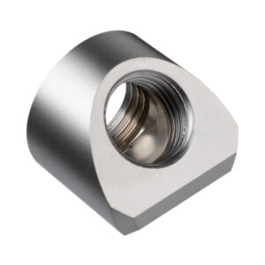 EK Water Blocks EK-Quantum Torque Adapter 45 Degree G1/4 Inch Female to G1/4 Inch Female - Satin Titanium