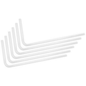 EK Water Blocks EK-Loop Hard Tube 14/10mm Acrylic, bent 90 degrees - 80cm, 6 pieces