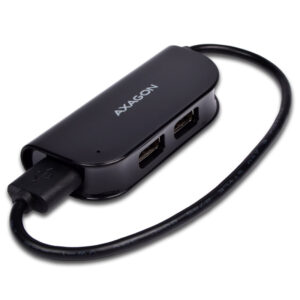 AXAGON HUE-X4B USB-A-Hub, 4x USB 2.0 - 20 cm, black