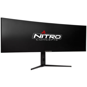 Nitro Concepts SM1 Simracing Monitor, 124,5 cm (49 Zoll) Curved, 144Hz, FreeSync, G-Sync, HDMI, DP, USB