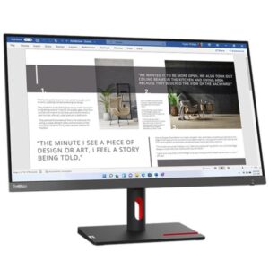 Monitorius LENOVO ThinkVision S27i-30 27" / WLED / IPS / 100Hz / 4ms (black) - Image 2