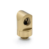 Bitspower Artemis 90 Degree Fitting - rotatable, stardust gold