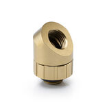 Bitspower Artemis 45 Degree Fitting - rotatable, stardust gold
