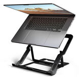 AXAGON STND-LAB Laptop Stand, height-adjustable, foldable, aluminium - black