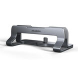 AXAGON STND-VG Vertical Laptop Stand, adjustable width, aluminium - grey