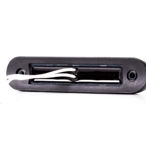 Gabaritų žibintas LED 12-36V, yellow, DARK version, loom 0,15 m, with a flat and round black rubber gasket for a vehicle bullbars. - Image 2