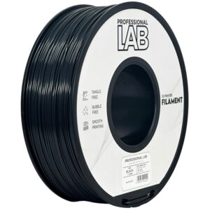 3D Plastikas - Filamentas ASA black | 1.75 mm, 1 kg |  Professional LAB