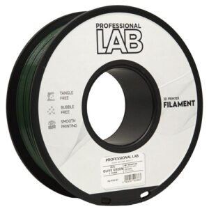 3D Plastikas - Filamentas PLA olive green | 1.75 mm, 1 kg | Professional LAB - Image 2