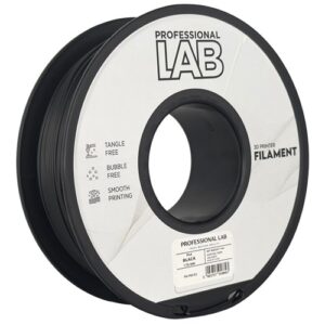 3D Plastikas - Filamentas PLA galaxy black | 1.75 mm, 1 kg | Professional LAB
