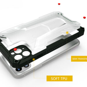 Tel Protect Hybrid dėklas skirtas Samsung Galaxy S21 Plus raudonos spalvos - Image 3