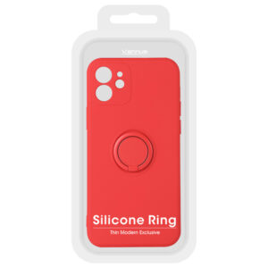 Vennus Silicone Ring skirtas Apple iPhone 14 Pro Max raudonos spalvos - Image 6