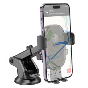 Borofone Car holder BH93 Grand with suction cup black - Image 2