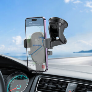 Borofone Car holder BH93 Grand with suction cup black - Image 8