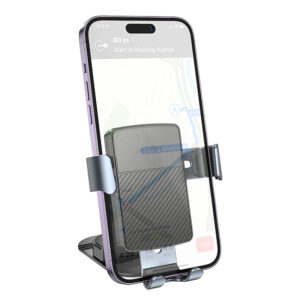 Borofone automobilinis laikiklis BH119 Refined gravitacinis przyklejany juodos spalvos - Image 2