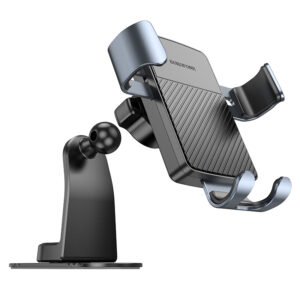 Borofone automobilinis laikiklis BH119 Refined gravitacinis przyklejany juodos spalvos - Image 5